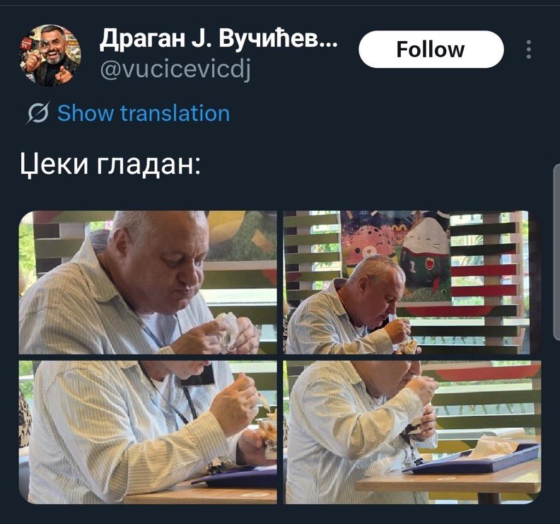 asomakumbrother's tweet photo. čovek sedi u Meku i vozi se trolom a ti glodaru ne smeš da prodjes ulicom https://t.co/KfgVCRnAXc