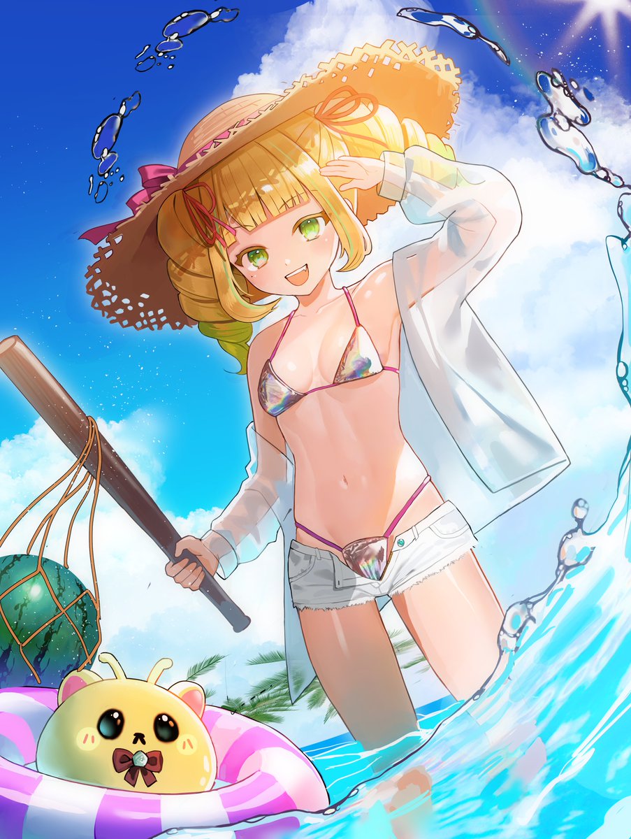 Fuzuclips's tweet photo. Let's all have a great Summer together with Miki! 🌅 
#MikiTheArt https://t.co/a59QNcw3X0