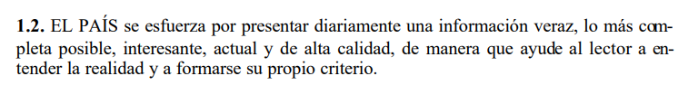 generoenaccion's tweet photo. 2/10 El Libro de estilo de El País es claro "entender la realidad y formarse su propio criterio". Al anteponer "la tránsfoba" al nombre de la autora, el medio no informa de una acusación; emite un veredicto. https://t.co/To1KBxilxG