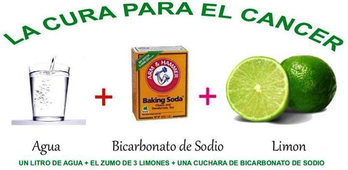 elzorrotacneno's tweet photo. A lo que mas le tienen miedo los oncólogos y médicos es que se sepa para que sirve la Limonada de la Vida. Cuesta menos de un dolar y evita la proliferación de las células cancerigenas, ya que oxigena y alcaliniza el entorno. 
Nunca crea en lo que lea. Investigue primero. https://t.co/vFimlyz43S