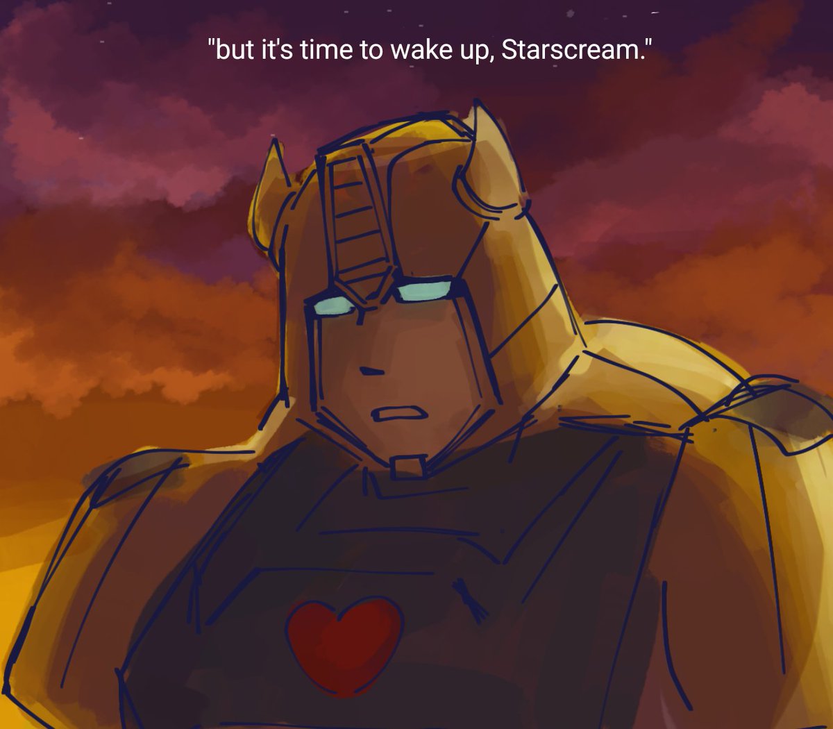 jill_kyrr's tweet photo. Kinda cried over a fanfic similar to this #starbee #transformers #starscream #bumblebee https://t.co/PnXXLaluFo