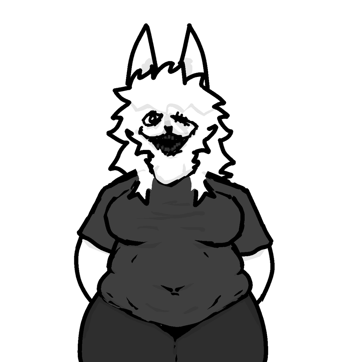 Neonsbeegstuff's tweet photo. mrmmgmh even thjo she is evil entity she is so friend shaped amirite (i drew this btw) https://t.co/bb6jBv8EXv