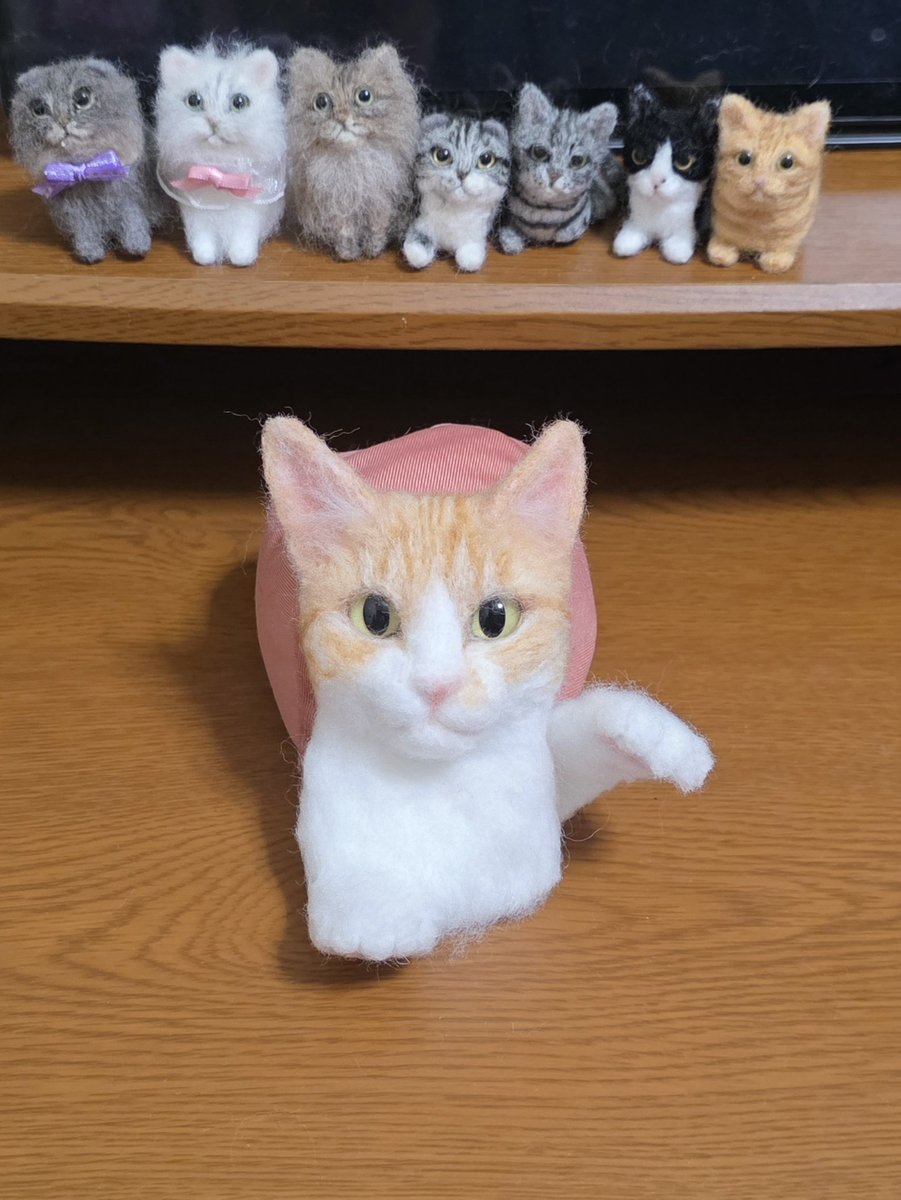 お直しなければおヒゲ付けます😺🍀