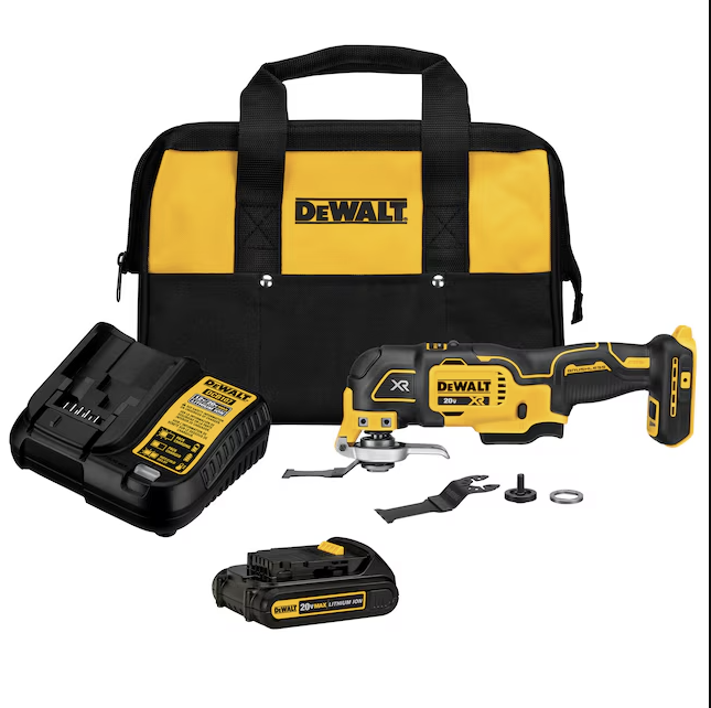 FatKidDeals's tweet photo. MASSIVE DISCOUNT! DEWALT XR 20-volt Max Cordless Brushless  Oscillating Multi-Tools with Battery+Charger, only $99, retail $219!
https://t.co/tZBuprSCqC https://t.co/L5pd4W7kxa