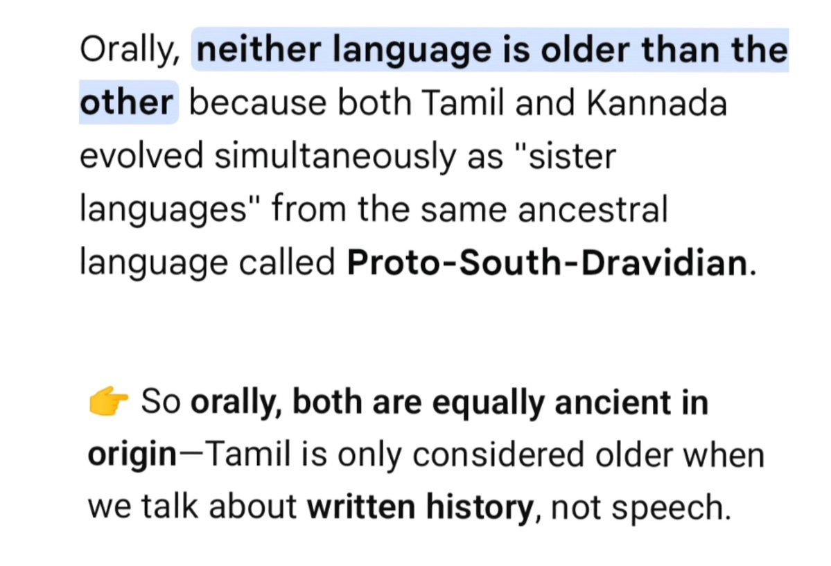 Konga_Slayer's tweet photo. These Tamil scammers claim that Tamil is the oldest language, but in reality, KANNADA and TAMIL are of  same age, even though their written scripts developed at different times.
Tamil is not older than KANNADA.
#Exposekongadogs https://t.co/qnJUINS8ek