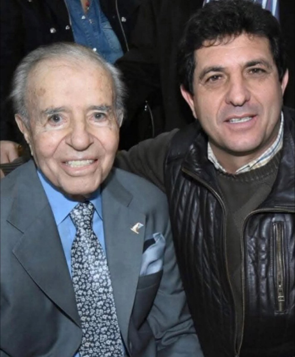 jfrejal's tweet photo. Hoy recordamos el nacimiento de Carlos Saúl Menem, quien, de haber vivido, cumpliría 96 años. Nacido en Anillaco, La Rioja, fue un riojano que alcanzó la Presidencia de la Nación, llevando el nombre de nuestra provincia a lo más alto de la política argentina. https://t.co/BVXqmYlfmr