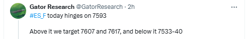 GatorResearch's tweet photo. @TicTocTick just a recheck of fed day selling, nothing more or less https://t.co/iTfq4k1obP