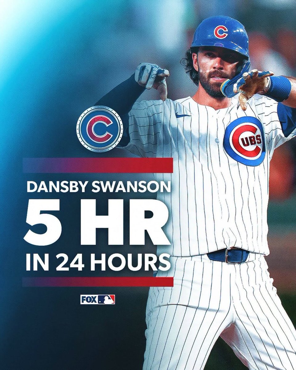 bgcombat's tweet photo. On an absolute tear. 
Go Cubs Go! Keep it rollin’, Dansby. https://t.co/A1BzMzScRm