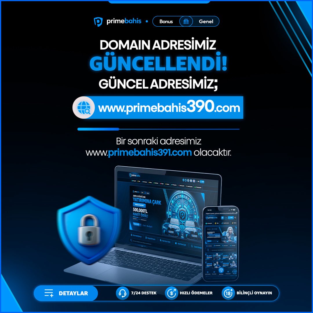 PrimeGuncel's tweet photo. SİTE ADRESİMİZ  GÜNCELLENDİ

https://t.co/3CWXCJsS93

❕ Sahte sitelere itibar etmeyiniz!

GİRİŞ: https://t.co/2unyjVcb0s https://t.co/56rSohCcAx
