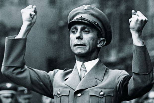 AntipodeaRazz's tweet photo. "We are anti-parliamentarian because today’s democratic parliament is just a smokescreen behind which the capitalist spirit hides. Election to this parliament, accomplished through money, lies, and slander, can never represent the will of the productive Volk."

Joseph Goebbels https://t.co/4ZCNHCaXWv