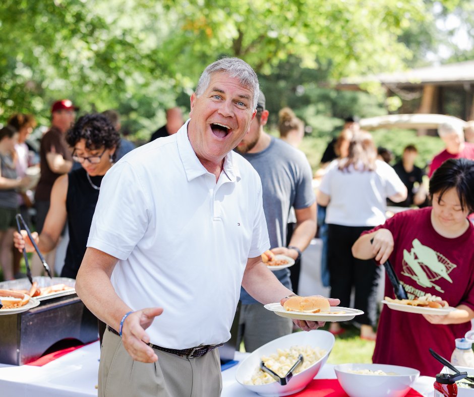 Calvin_Uni's tweet photo. Nothing brings people together quite like a celebration! 🇺🇸🇨🇦 

This week, our campus community came together to celebrate both Canada Day and the Fourth of July. A fun start to a long holiday weekend filled with connection, laughter, and plenty of festive spirit! 🎆 https://t.co/t4btFprAjb