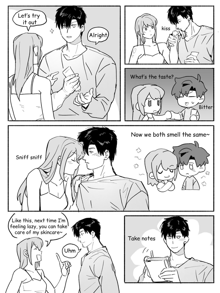 PhuongloveZayne's tweet photo. ❄ Daily Life of ZayneJasmine ❄ Part 22 ❄
When you teach Zayne how to do skincare~
Zayne would listen so carefully, so he could do your skincare for you next time 🥺

Credit: Weibo 伊伊伊伊伊利
Translation by me. Do not repost without permission.
#Zayne #LoveandDeepspace #黎深 https://t.co/H8Z664m3x9
