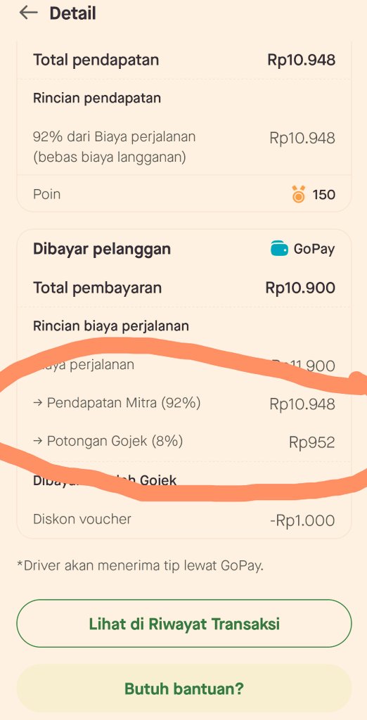 matgelung's tweet photo. @NenkMonica Kasih lihat buktinya jika mrk ojol ada riwayat nya di akunya.. 🤣🤣🤣 https://t.co/uTMbErCgU4