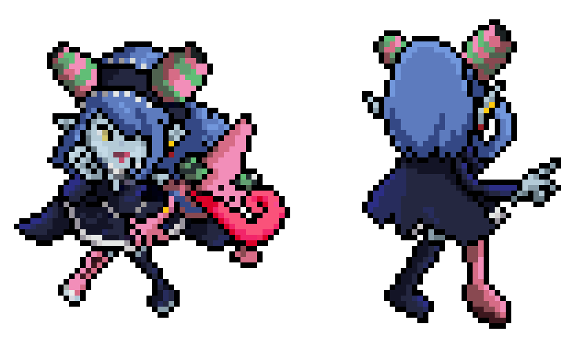otro_jorch's tweet photo. Mienumon sprites.
#Mienumon #VITALBRACELET #pixelart #DigimonStoryOlymposXII #fanart #デジモン #fangame #Appmon
I might complete Mienumon's evolution line, who should se evolve from? https://t.co/3sFmKU725a