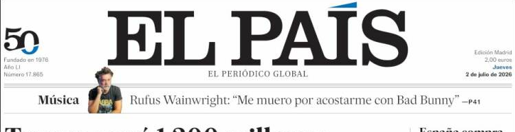 viledesma's tweet photo. Diz q não conhece bem a música de Bad Bunny mas adoraria transar com ele: "é tão lindo e parece tão à vontade qdo perto de homens gays. É daqueles heteros — vc sabe q é hetero justamente porque se sente confortável perto de gays. Sabe como é?"
Claro q é o título da mat do El País https://t.co/3KMs34zjUv
