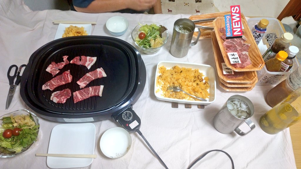 aym874's tweet photo. 最近のご飯詰め合わせ①

️・残ったパエリアと焼肉🥩🔥

・フライパンで簡単ホットサンド🥪 https://t.co/CCsdnFIU8V