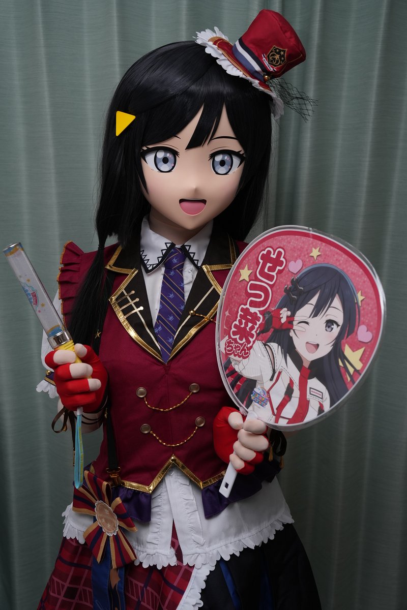 xxxxP_kig's tweet photo. #kigurumi #cosplay
アイドル系キャラなら、応援グッズを持たせて(着せて)撮影するのはいかがでしょう https://t.co/bNpPztkWeF