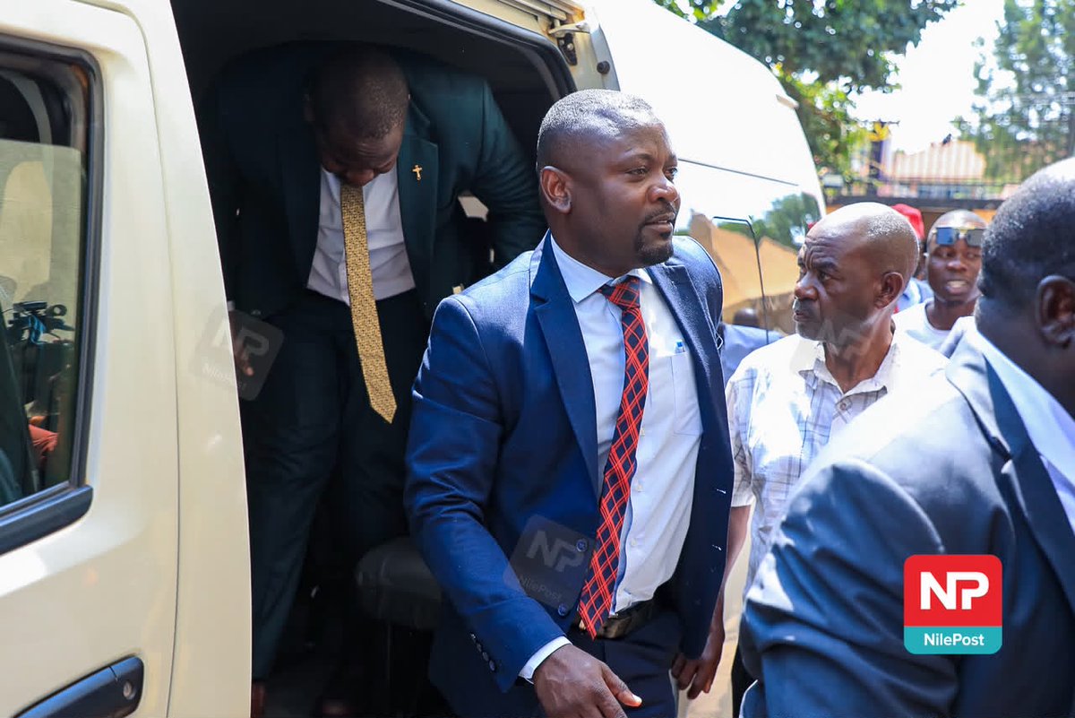Fireliglntfi's tweet photo. PHOTOS: The Director of Communications at @Parliament_Ug, Chris Obore, together with seven other senior parliamentary officials, have been brought before the Anti-Corruption Court following their arrest over allegations of money laundering and embezzlement.

#NBSUpdates

📸: @francis_isano