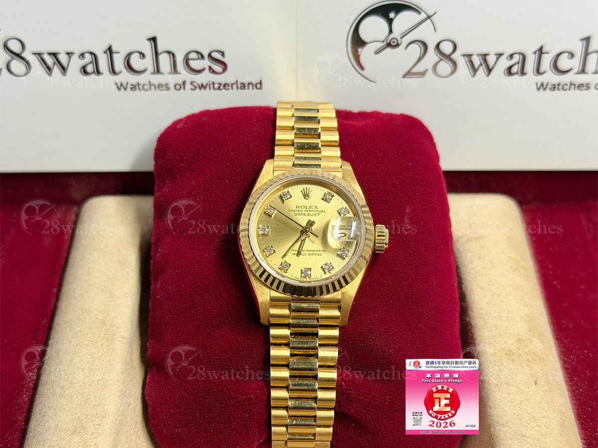 28Watches's tweet photo. Pre-owned Rolex Lady-Datejust 69178G - 28watches
[1991 26mm]

WhatsApp/Mobile: +852 6128 2828
Address: Shop G10B G/F Causeway Bay Plaza 1, Hong Kong
https://t.co/HQSYqeCF3C

#28Watches #Rolex #Lady-Datejust #69178G #T415511 https://t.co/bRasauG1mW