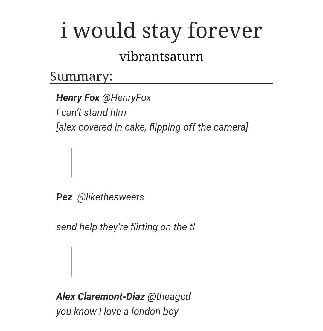 estr19's tweet photo. π i would stay forever
βοΈ vibrantsaturn
π 4.5K π T
π AU, both actors, socmed fic, getting together
π https://t.co/0FEeQTjNvQ
π·οΈ #RWRB #RWRBMovie #FirstPrince #RWRBficrec #FirstPrincefic #RWRBfic https://t.co/M4itJfHJDQ