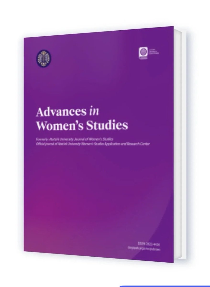 ataunidergiler's tweet photo. Atatürk Üniversitesi tarafından yayınlanan Advances in Women’s Studies, Haziran ve Aralık aylarında olmak üzere yılda iki kez,yayınlanmaktadır.

Haziran 2026 sayısını yayınlayan dergi, yazar veya kurumlardan makale veya yayınlar için herhangi bir ücret talep etmemektedir. https://t.co/HA4pk89txf