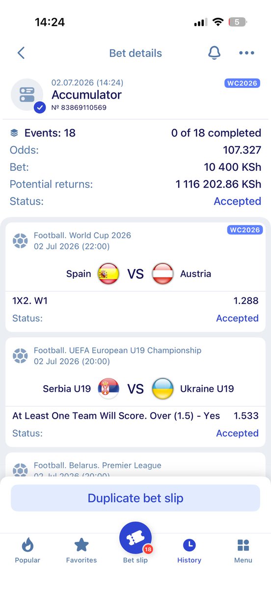 LevyKingTips's tweet photo. 100+ Odds✅  1.1 million loading

Paripesa Code👉RBJRT

Not on Paripesa Register here
👉 https://t.co/pRcOLcrPXF
USE PromoCode 👉 LEVY
Download App 👉 https://t.co/qsgYwBfRtn https://t.co/T5btR0TJDK