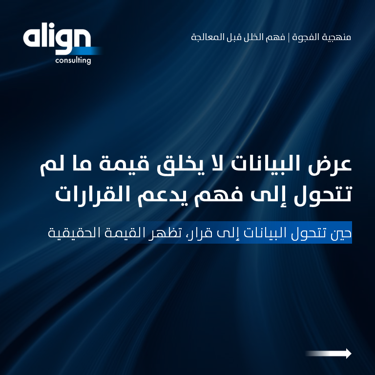 alignmc's tweet photo. عرض البيانات لا يخلق قيمة.
القيمة تبدأ عندما تتحول البيانات إلى فهم يُستخدم في اتخاذ القرار.
امتلاك الأرقام لا يعني الاستفادة منها، وعرضها دون ربطها بسياق القرار يجعل أثرها محدودًا.
البيانات تُقرأ كثيرًا، لكنها تُفهم بشكل أقل، وتُستخدم بشكل أقل. https://t.co/8Tbp1uKzIN