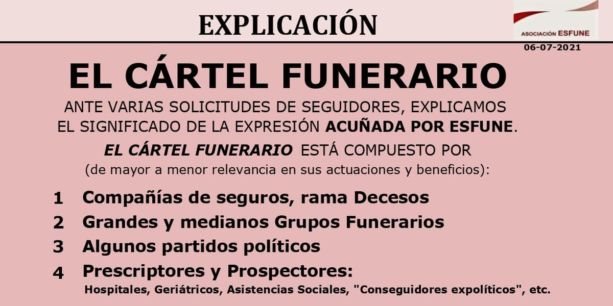 Aurelio_S_P's tweet photo. @Asc_Esfune Para los que desconocen la composición de #elcartelfunerario https://t.co/I3jm7rMcsd