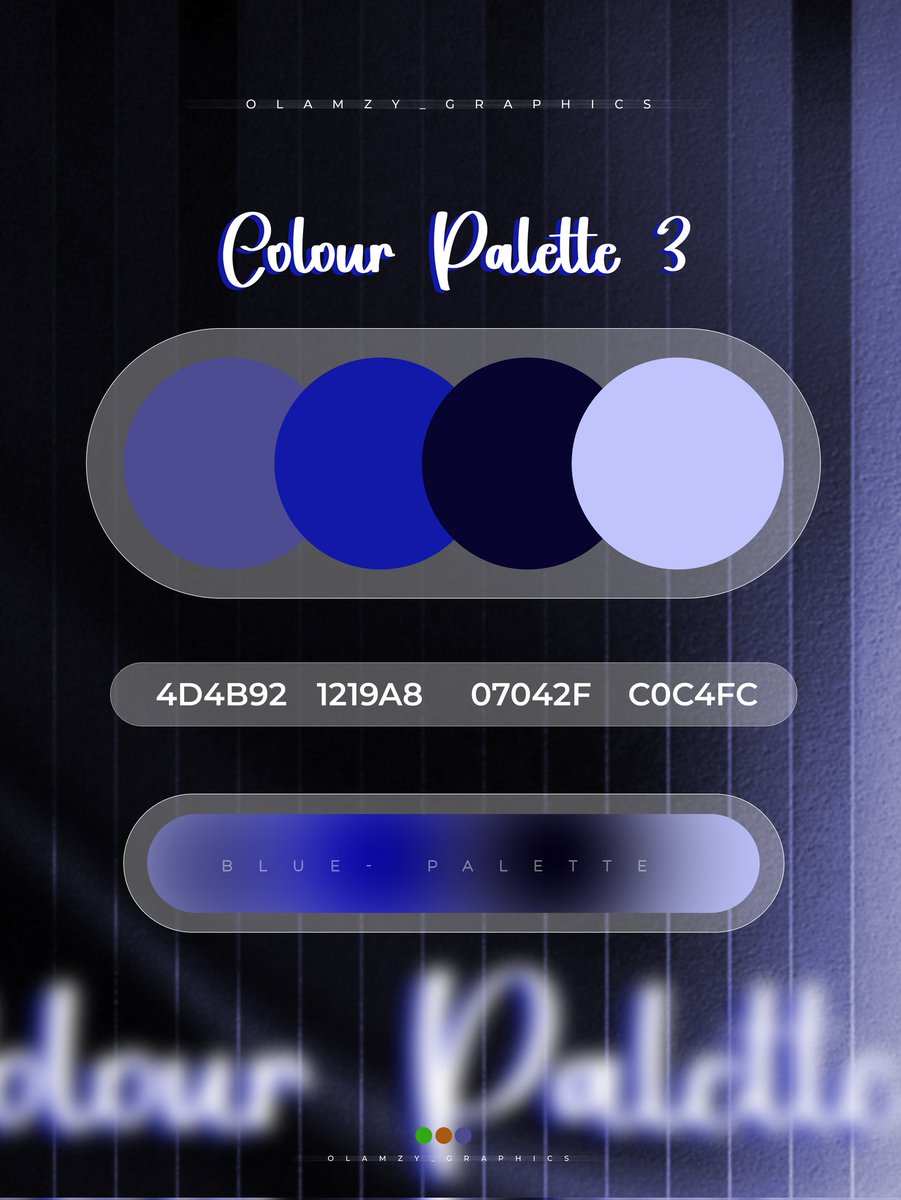 Horlamhideh24's tweet photo. Day 2/30 – Color Palette Exploration 🎨

Today's challenge was to create three unique color palettes, each with its own mood and personality. It's a great reminder that the right colors can make a design more memorable and impactful.

#UnionCreative #30DaysDesignChallenge2.0 https://t.co/mXpUipixcC