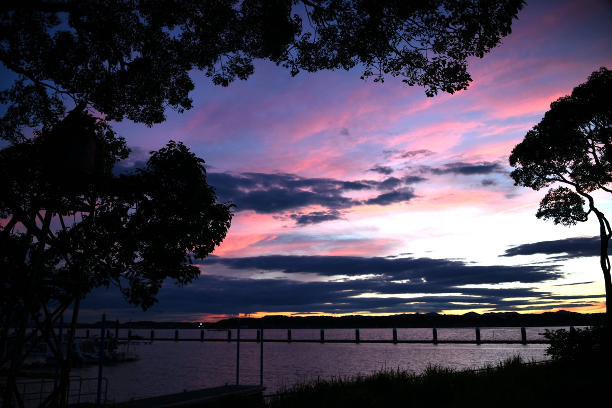2026年7月2日 浜名湖の夕焼け July 2, 2026 Sunset at Lake Hamana