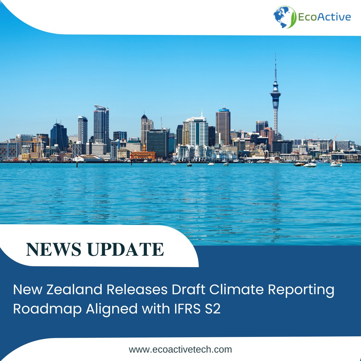 Eco_Active_Tech's tweet photo. New Zealand's #XRB has released its Draft Climate Reporting Roadmap 2026, proposing a new NZ #IFRS S2 #Climate-related Disclosures standard aligned with IFRS S2.

Learn what the proposal means, key timelines, and how organizations can prepare.

🔗 https://t.co/wLIWqU5T4X https://t.co/h9mHNnkulS