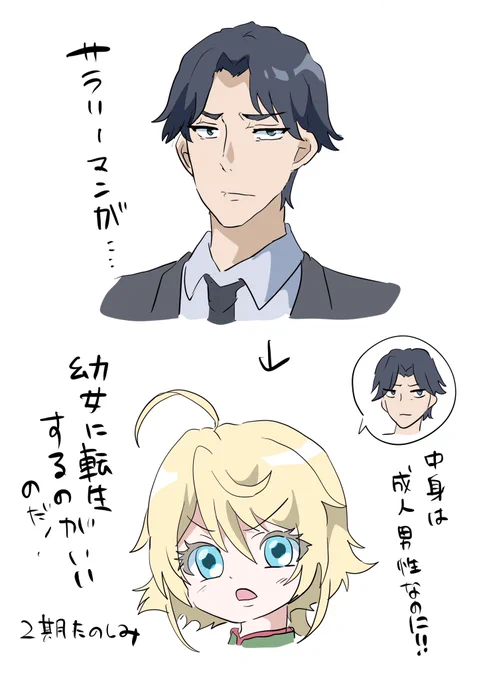 幼女戦記は中身が成人男性のまま幼女になってバチバチに戦うのがいいんだっ 