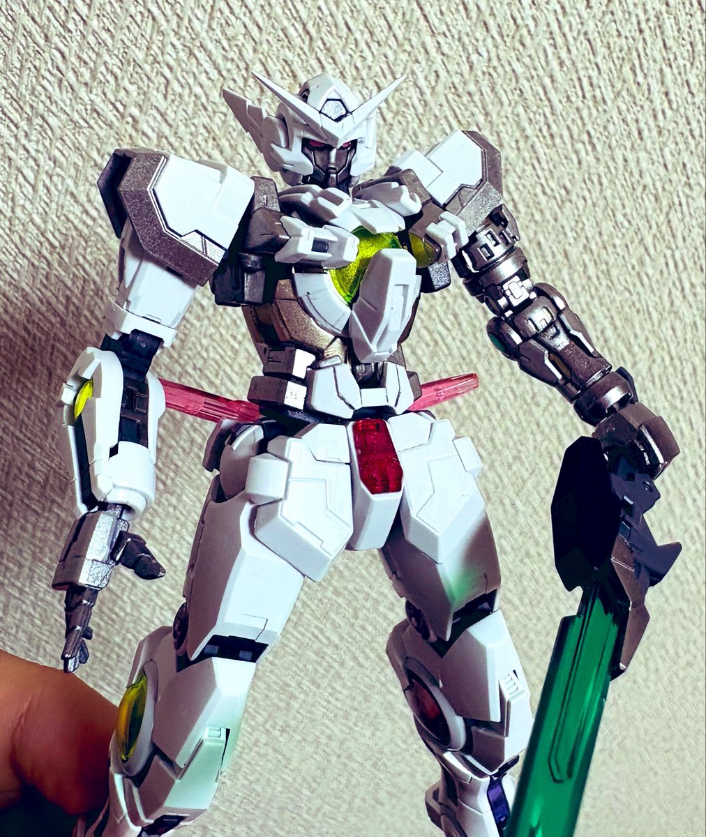 StagCutley's tweet photo. RG ガンダムエクシアのリペアIVも無事にアストレアと融合できつつあります
塗装も渋めで😏
#ガンプラ https://t.co/XaLZCtwv9p