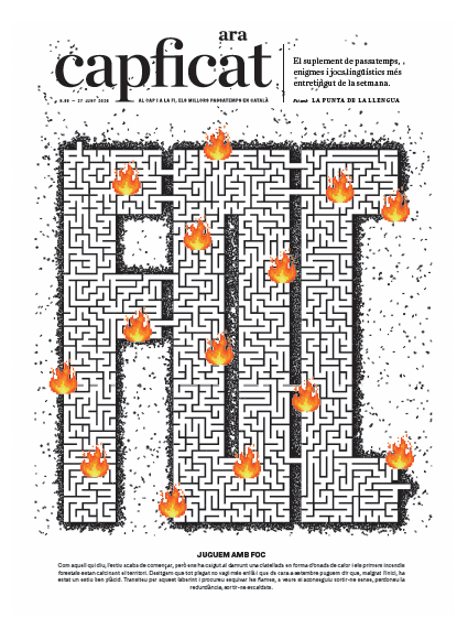 argesteseditor's tweet photo. Agraïm de tot cor a @la_pdlla, que el passat dissabte escollís la nostra editorial per a la secció 'El lector corrector' del Capficat,  del @diariARA.
Us convidem a convertir-vos en lectors correctors.
#ElLlegatDAtzara #VicençVillatoro #EditorialArgestes #Passatemps https://t.co/2S1YDfqsca