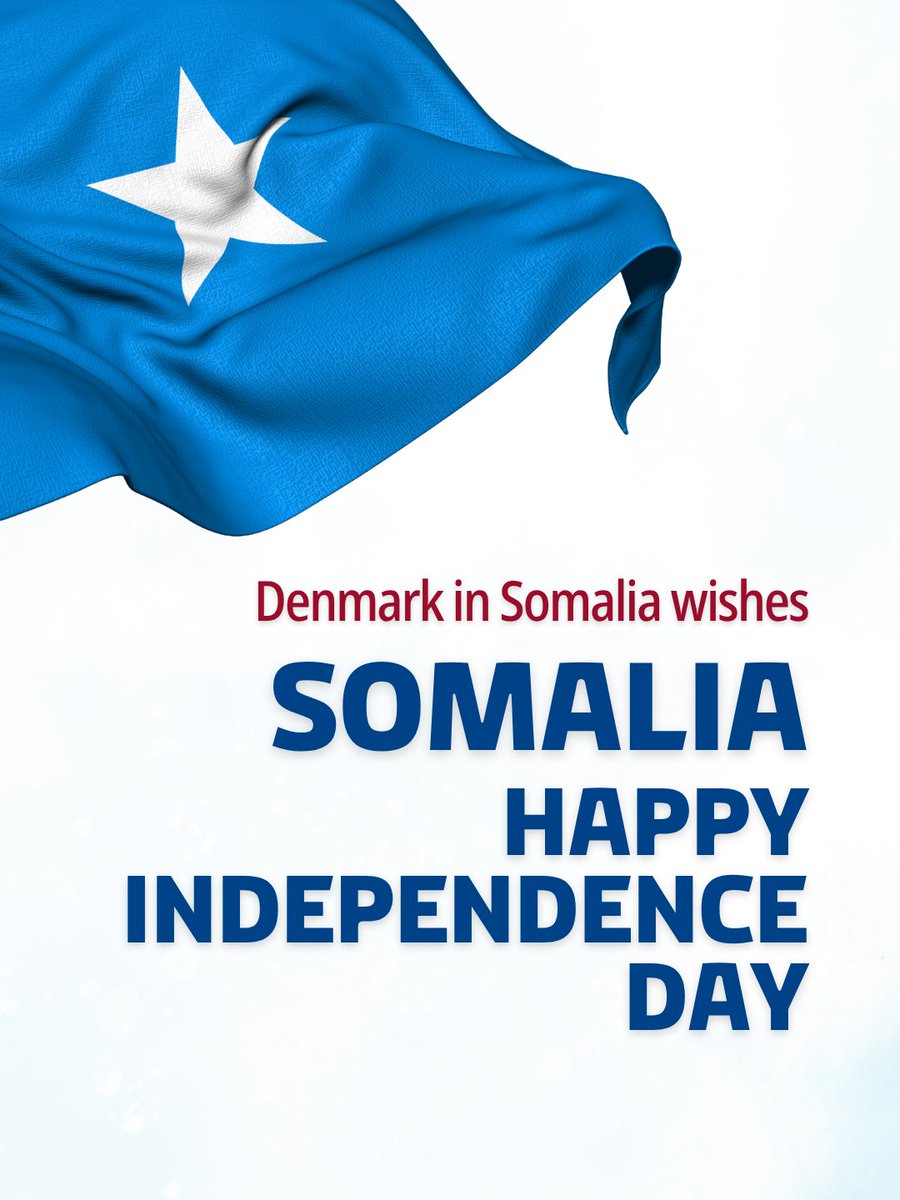 DKinSomalia's tweet photo. Happy Independence Day, Somalia 🇸🇴 We extend warm wishes to the Somali people and look forward to the partnerships still to come. https://t.co/SPgXbVkLPa