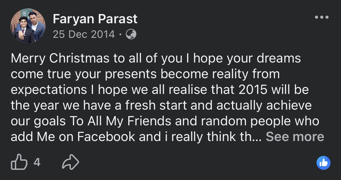 lurker24791134's tweet photo. Interesting Mo went to a Christian school 

Mo also celebrating Christmas 🤔 

Mo is a Iranian Christian

Told ya https://t.co/yBtUkNIr5N