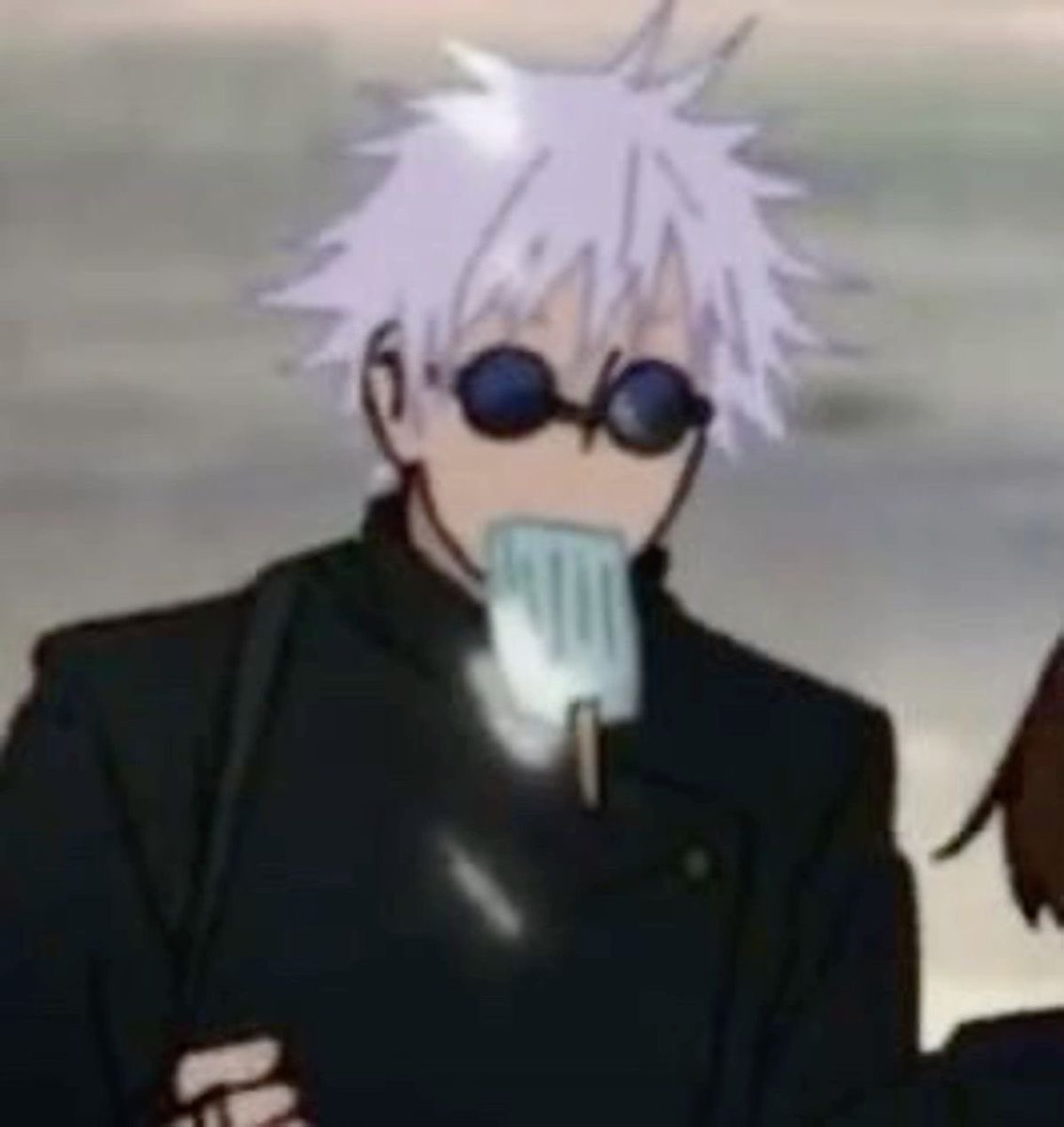 pawstoru's tweet photo. no one loves a blue popsicle more than satoru 🩵 https://t.co/w1etDtSNOS