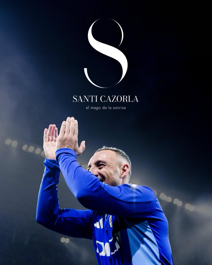 solofichajes123's tweet photo. Santi Cazorla anuncia su retirada a los 41 años https://t.co/2Gsr6wQLAh