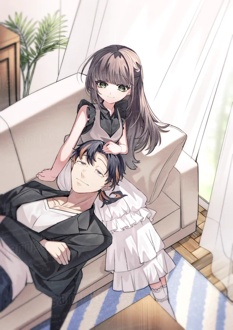 ご依頼報告 SKEBにてイラストのリクエストいただきました! 一枚絵描かない人間が荒い息を吐きながら一枚絵を描いてました。 体格差男女に救われ描き切りました-----! リクエストありがとうございます!