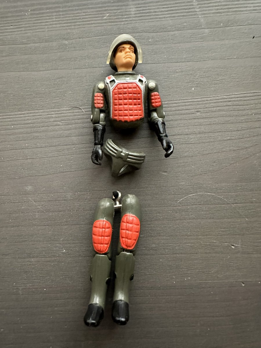 GIJoeRepairShop's tweet photo. Grand Slam (v1) had some issues on the way home from #JoeFest. But, he was easily fixed.
#GIJoe #YoJoe #ARAH #80s #80sToys #ActionFigures #Collectibles #GIJoeCollector #GIJoePhotography #JoeNation #ToyPhotography #VintageToys https://t.co/ZDM7V5ecea