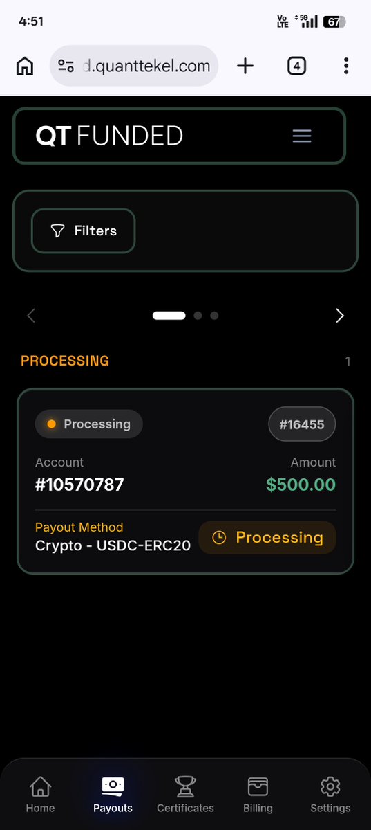 Yogeshfx_'s tweet photo. ✅💸 PAYOUT APPROVED 💸✅

My payout has finally been approved by @QtFunded after 1 week of waiting.

The payout has been approved, but the funds haven’t reached my wallet yet. Now let's see how many more days it takes for the payment to hit my wallet 💸

After multiple emails and follow-ups, it finally got approved. I hope the payout arrives smoothly without any additional requests.

@QtFunded @Finn_QTFunded @AlexQuantTekel

Now waiting for the payout to land in my wallet 🫠🙏🏻