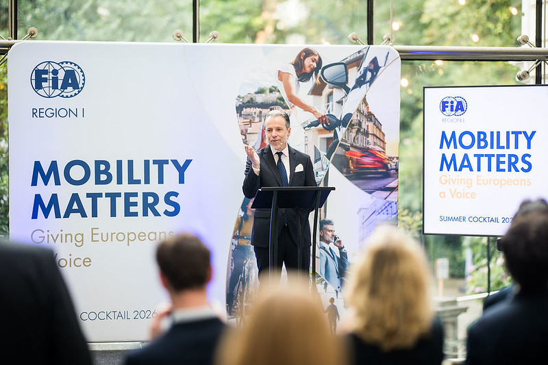 FIARegionI's tweet photo. 🥂Yesterday, we hosted our #SummerCocktail 2026!

Thank you to Jorge F. Delgado, FIA Region I President, Maja Marcich, Deputy DG at @Transport_EU &amp; Commissioner @tzitzikostas for their insights and to everyone who joined us.

Mobility matters. Together, we're shaping its future🚗 https://t.co/b5j0gK4SFt