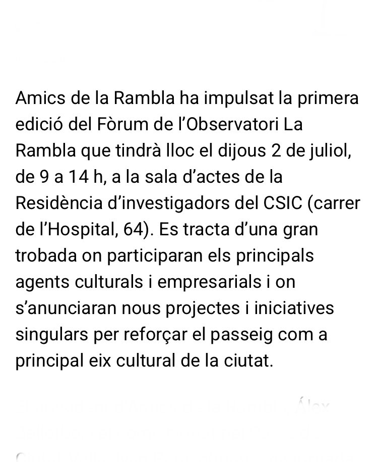 RafaBurgosBCN's tweet photo. Liceu Mar, el nou Principal, la Foneria Arts Digitajs o el Capítol. Entre el 2028-2031 han de ser una realitat. Una conjunt d’equipaments culturals que revitalitzà  la Rambla. Aquest matí s’ha inaugurat el primer simposi sobre el carrrer barceloní organitzat per @AmicsdeLaRambla. https://t.co/jRO7jmzL8Q