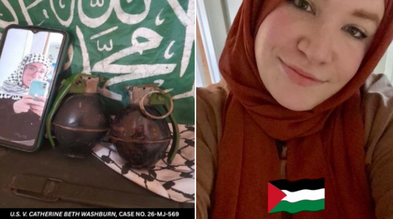 TheBelaaz's tweet photo. 🇺🇸🇮🇱 — TERROR: A 37-year-old New York woman was arrested and charged with trying to send more than $30,000 in cryptocurrency to Palestinian Islamic Jihad in Gaza, according to the Justice Department.

• Prosecutors said Catherine Beth Washburn, of Irondequoit, led an anti-Israel extremist group and allegedly made about 80 crypto transfers to an account used by someone claiming to be a PIJ fighter.

• Investigators said she wrote “I wish every day were Oct. 7” and praised reports of Israeli soldiers being killed; if convicted, she faces up to 20 years in prison and a $250,000 fine.