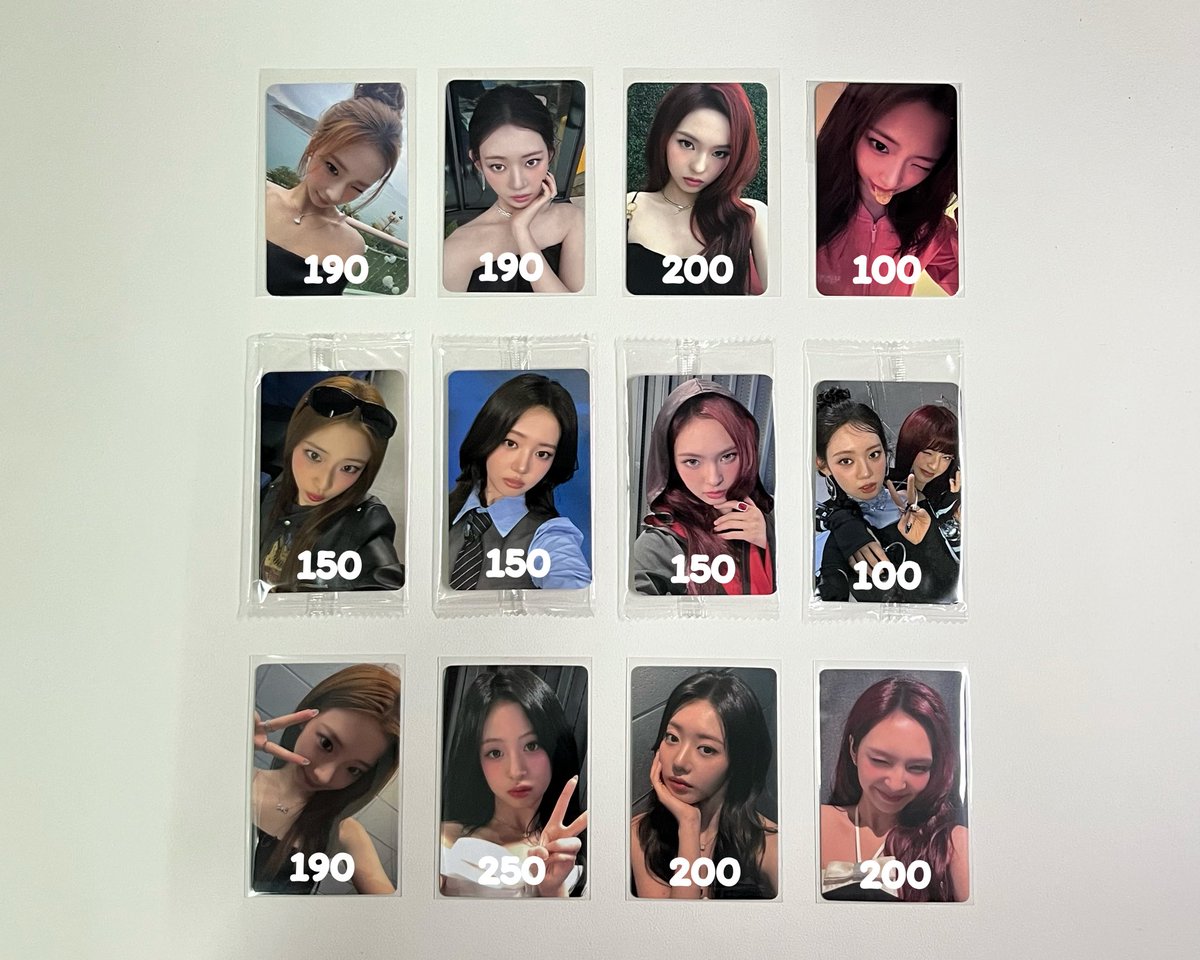 lilisummerp's tweet photo. [wts]
โล๊ะการ์ด | พร้อมส่ง

★ ราคาตามภาพ
รุกะ ภริตา อาสะ อาฮยอน โรร่า ชิกิต้า

📮 ค่าส่ง 40.-
🎀 รับผ่อน 1-2 เดือน
💬 สนใจ dm ได้เลยคั้บ ♡
#ตลาดนัดbabymonster #ตลาดนัดเบม่อน https://t.co/CkwxDULf4A