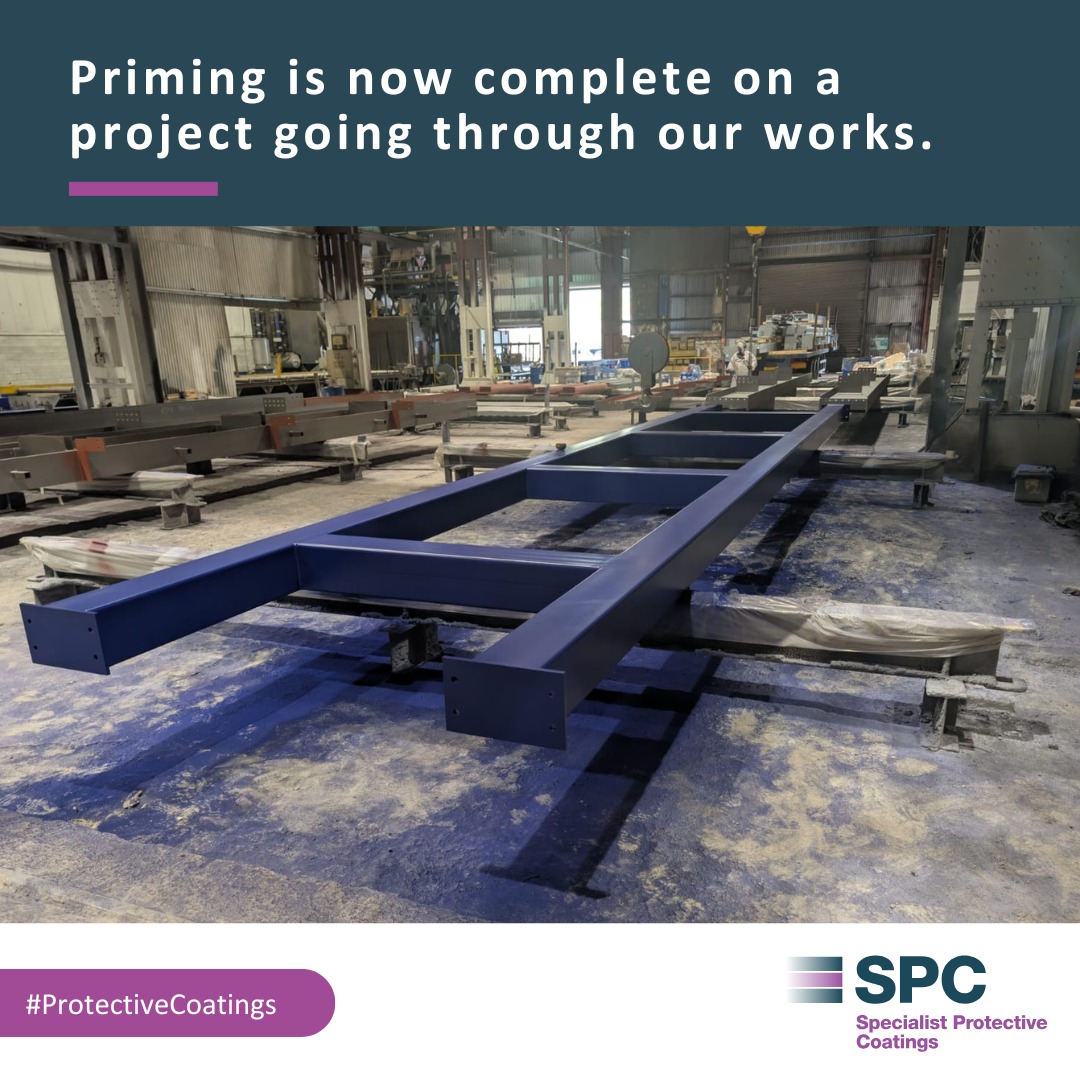 SPC_Paint's tweet photo. A project progressing through our works has now completed the priming stage, delivering a uniform, high-performance protective coating across all steel members.

This stage provides effective corrosion resistance, consistent coverage and a durable finish. https://t.co/vJgBjb7NPv