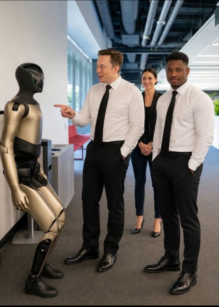WIFocus345's tweet photo. 🤖 If Elon Musk offered you a Tesla Optimus robot for FREE..

What would you do? 

🅰️ Keep it at home 🏡
🅱️ Let it do my job 💼
🅲️ Sell it 💰
🅳️ Just meet Elon instead https://t.co/MBDgaAhujf