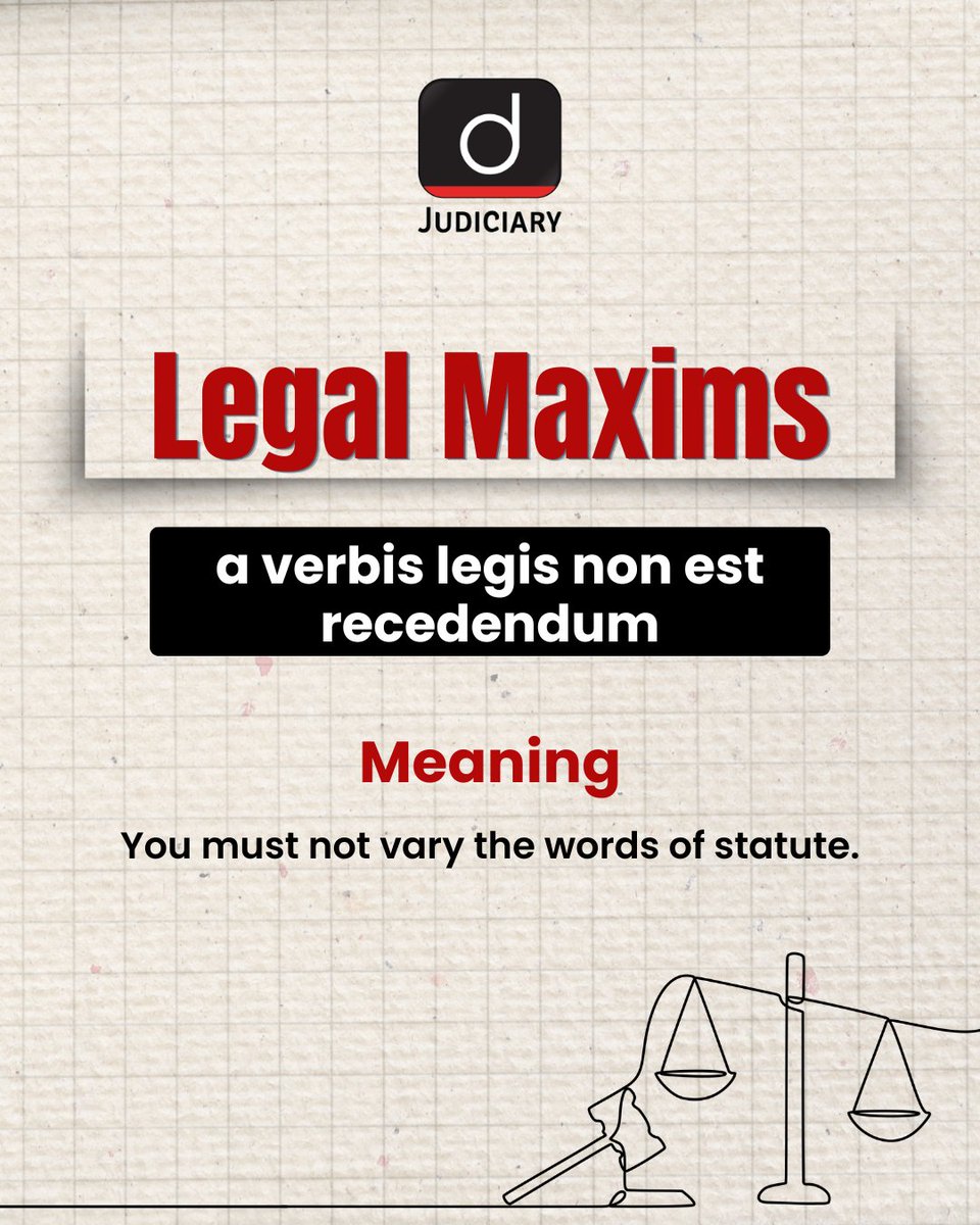 Law_Drishti's tweet photo. A journey from Latin origins to modern verdicts, revealing the lasting impact of Legal Maxims
.
#LegalMaxims #IndianLaw #Terms #Phrases #LegalMaximOfTheDay #LegalTerms #LanguageLearning #DrishtiJudiciary #TeamDrishti https://t.co/WpcBjz4wiR