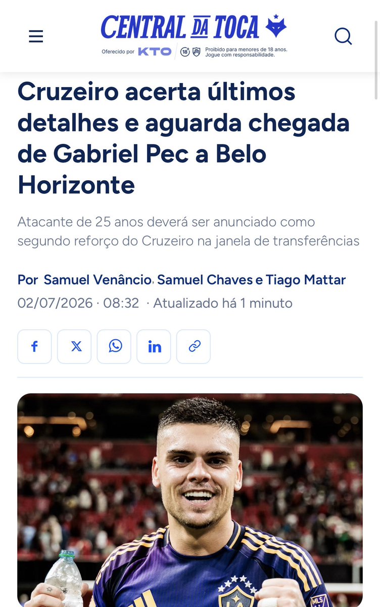 samuelvenancio's tweet photo. Gabriel Pec vem aí https://t.co/feItZNGRU2 https://t.co/Y3k6UtdqIZ