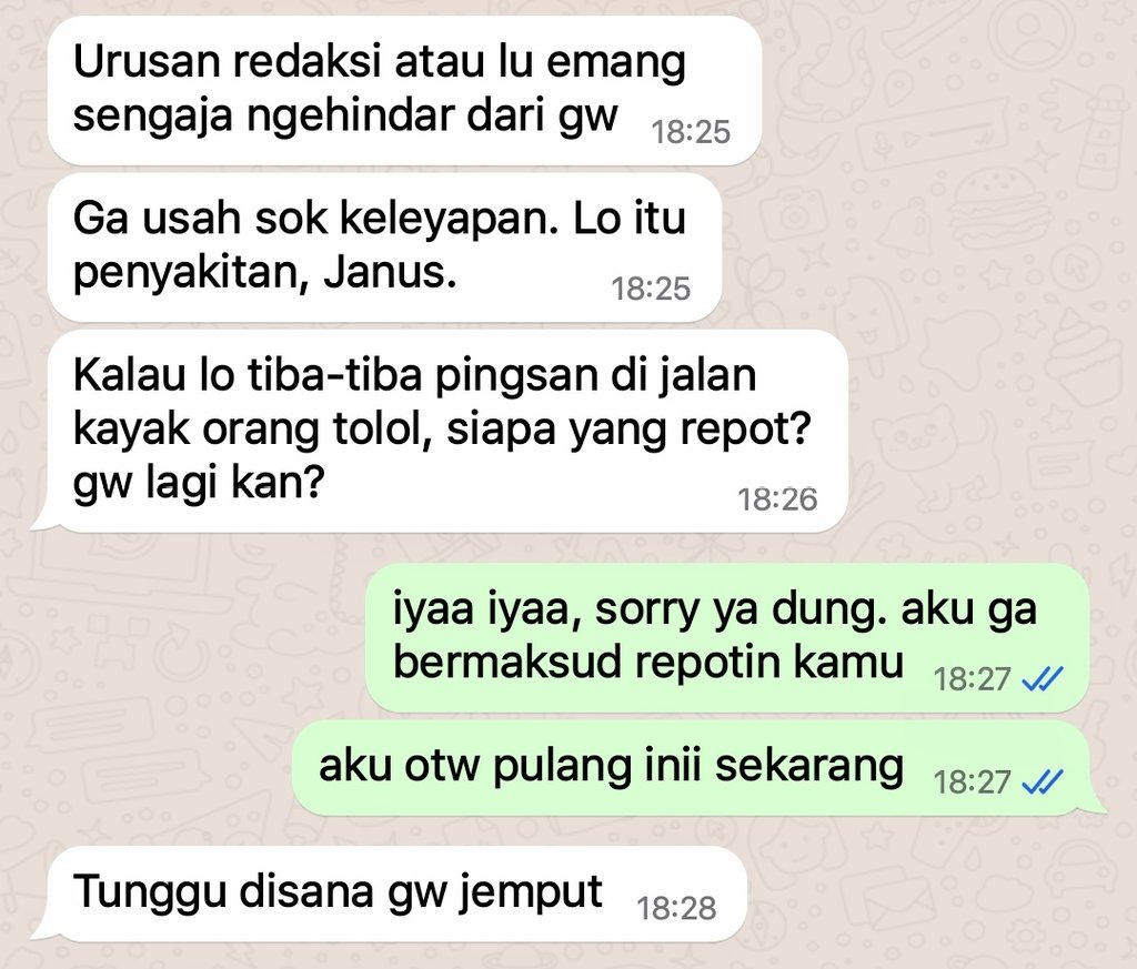 edelsai's tweet photo. kayaknya ini gambaran Dandung Janus kalau pacaran https://t.co/OAi1vQAfHl